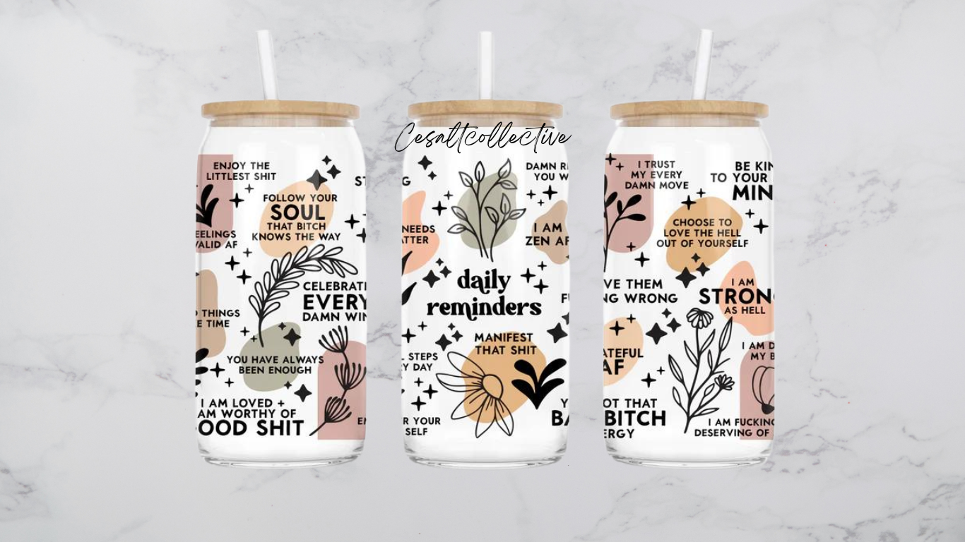 Daily Affirmations Tumbler