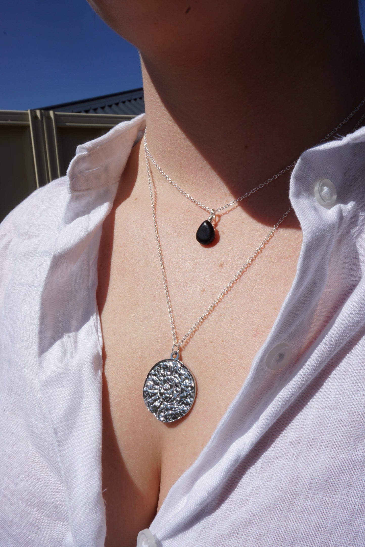 FRANKII Sun Pendant Necklace