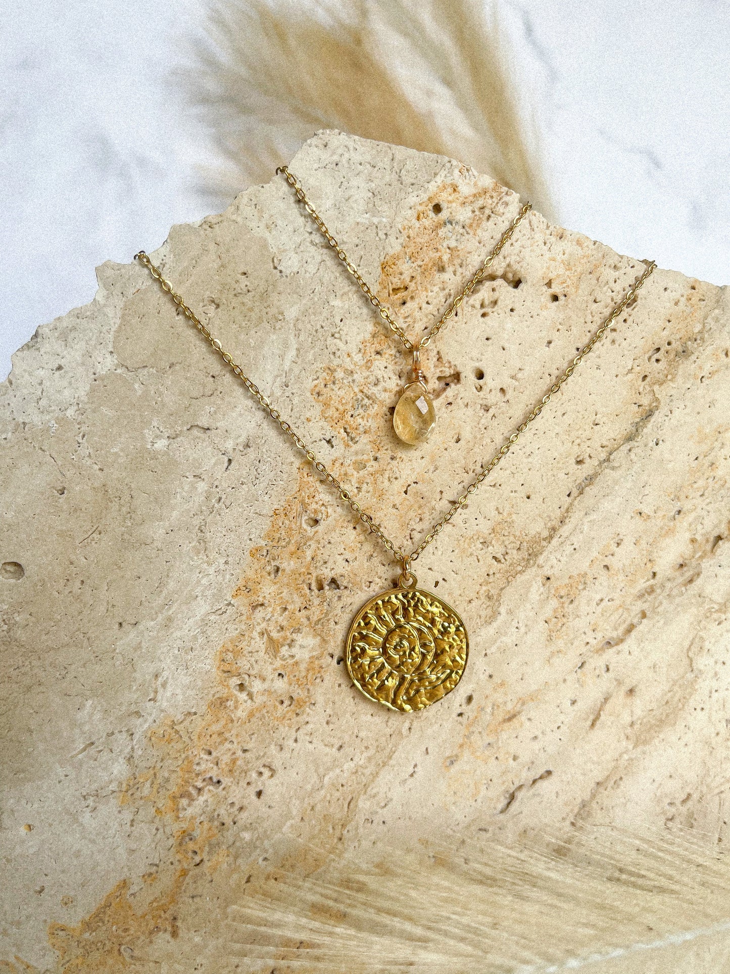 FRANKII Sun Pendant Necklace