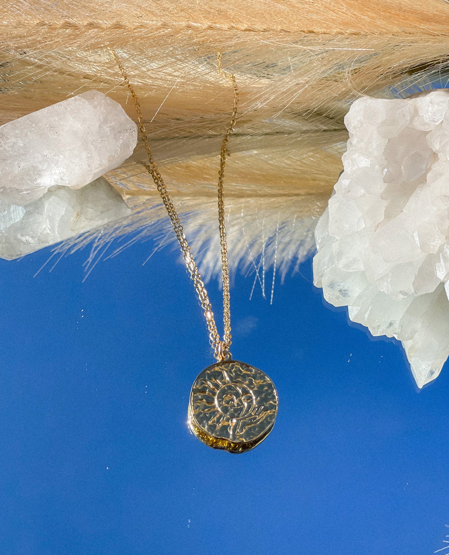 FRANKII Sun Pendant Necklace