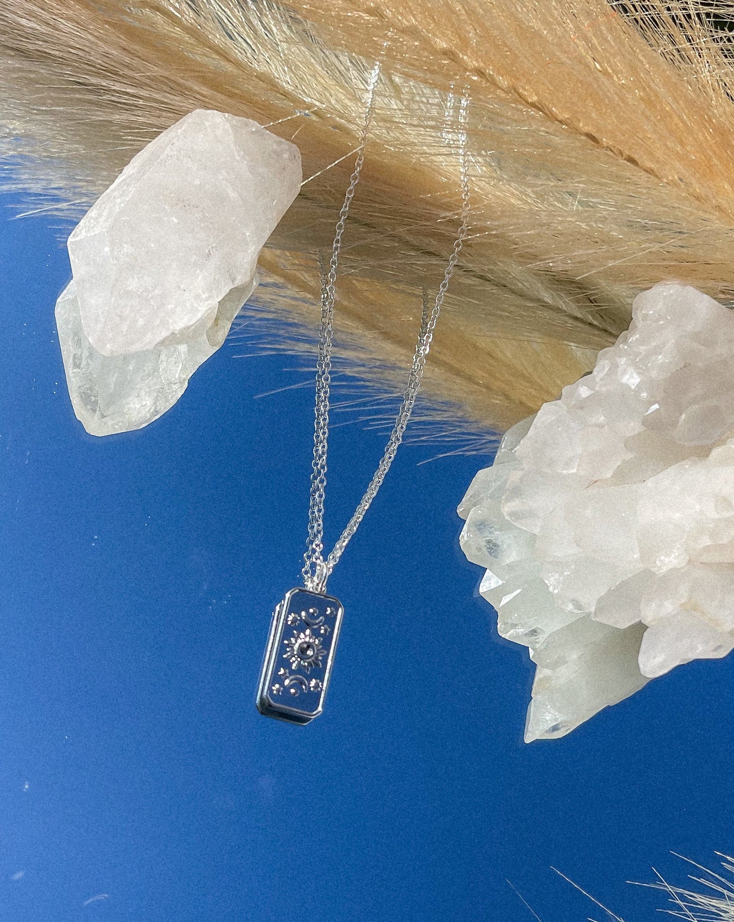 LEO Sun & Moon Pendant Necklace
