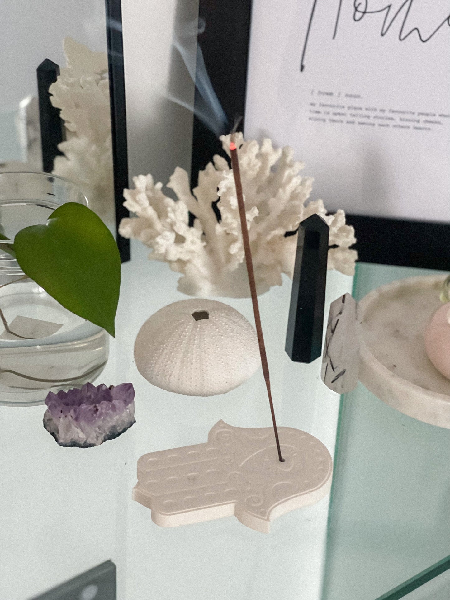 Hamsa Incense Holder