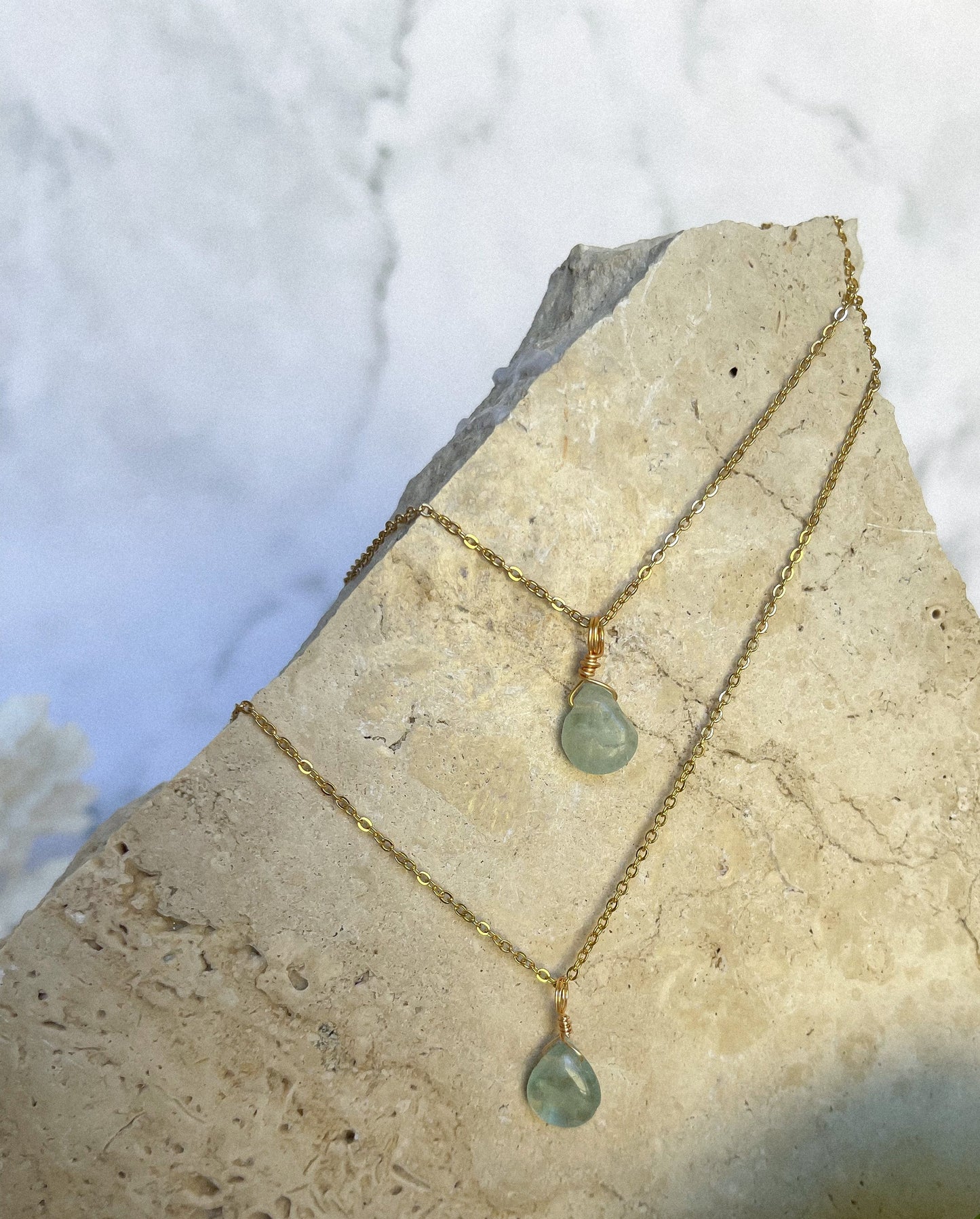 Green Aventurine Crystal Necklace